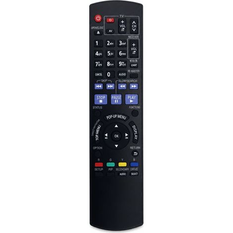 Télécommande TV compatible avec Panasonic N2QAYB000380 (1/5)