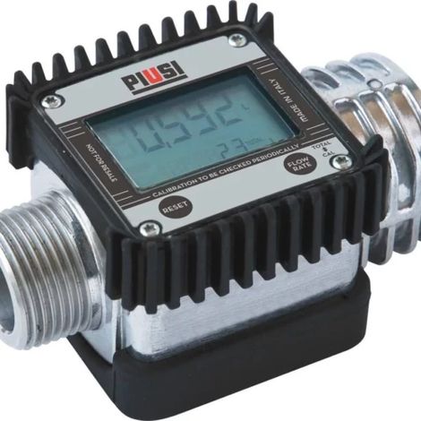 Volucompteur digital pour gasoil 5 chiffres 1" M/F (1/3)