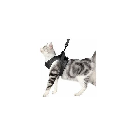 Memkey – Ultraleichtes Katzengeschirr – Optimaler Komfort dank weicher Kanten – Sichert die Luftröhre – Leichtgewicht mit nur 60 g – Geeignet für Welpen und Kaninchen - Crezuo