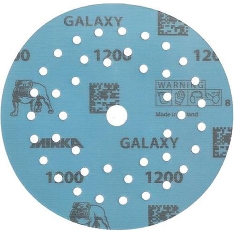 Disco de lija GALAXY Grip Multifit 125mm K.1200 para Madera/Metal/Laca/Plástico (1/2)
