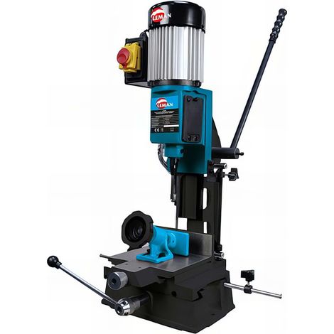 Leman – Mortaiseuse à bédane d'établi 550W pour bois dur – Vérin à gaz – Butée de profondeur réglable – MOR375
