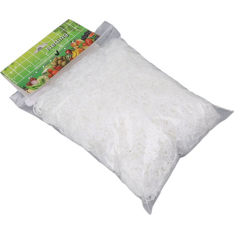 TREILLIS JARDIN BLANC 5x60FT FILET POLYESTER CULTURE VEGETAUX FRUITS GRIMPANTS MULTICOUCHE POUR POTAGER MAISON COUR FERME (1/5)