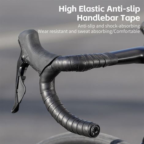 Bande de guidon de vélo antidérapante, Absorption de la sueur, accessoires de vélo légers résistants à l'usure (1/5)