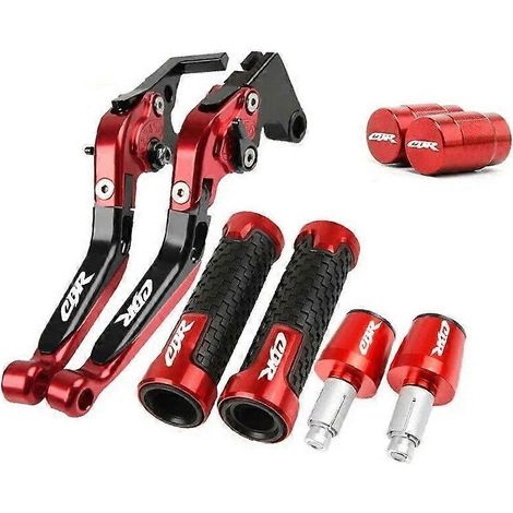 Kit de leviers de frein et d'embrayage pour Honda CBR 600RR 250 (rouge)