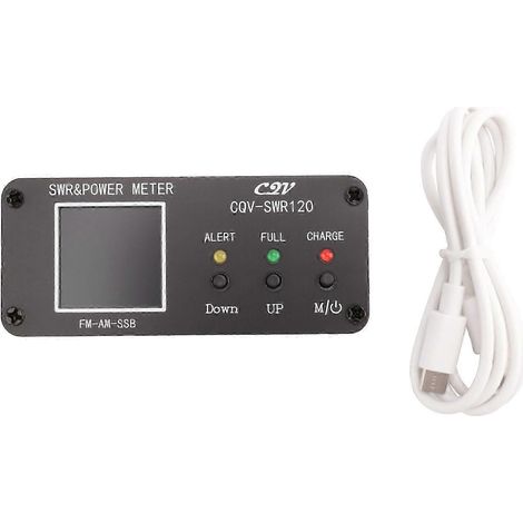 CQV-SWR120 : TOS-mètre et mesureur d'ondes stationnaires 120 W avec alarme de TOS élevé, écran couleur HD 240 x 240, interface simple. WHBYV (1/4)