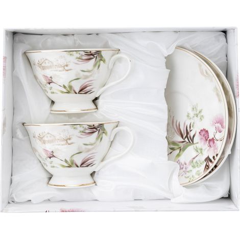 Service à tasses en porcelaine Florina Idillo 220 ml