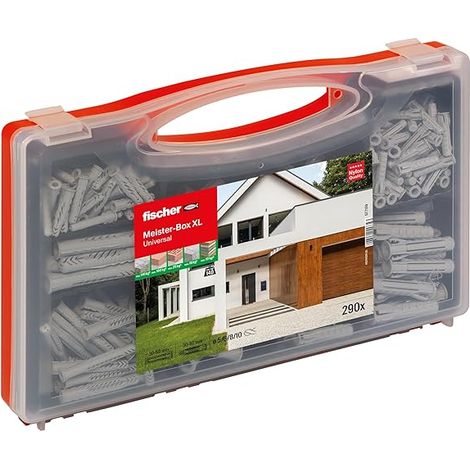 FISCHER 577159 MEISTER-BOX XL BOÎTE DASSORTIMENT DE CHEVILLES 290 PC(S) (1/5)