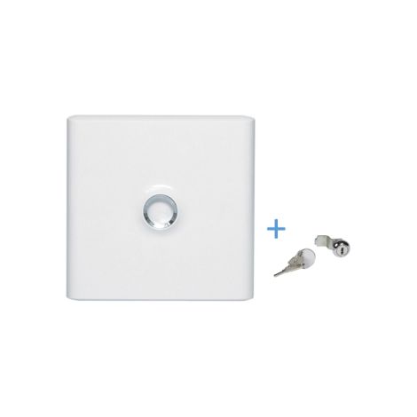Legrand - Drivia - Porte Blanche + Serrure - 13 Modules - 1 Rangu00e9e - Ref. : 401331+401391 (1/5)