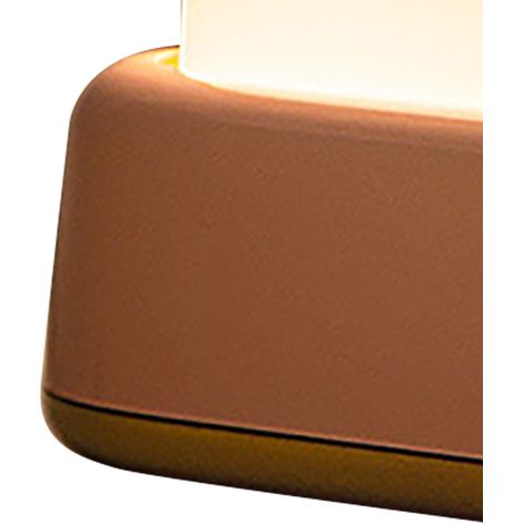 Veilleuse créative en forme de machine à pain, lampe de table à intensité variable rechargeable par USB, lampe de chevet LED avec minuterie pour chambre d'enfant, rose. (1/5)
