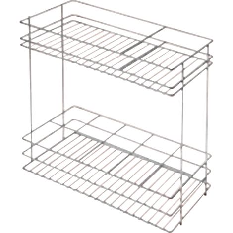 Botellero extraíble cromo para mueble de cocina 70x15 cm  Organizador especiero deslizante universal, fácil instalación