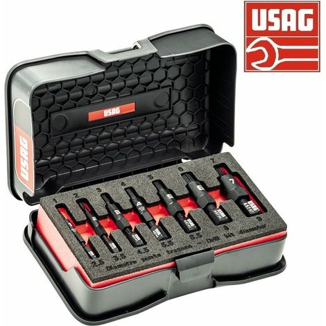 Usag 457 S7 kit estrattori estrattore per viti o filetti incassati spezzati 7 pz (1/5)