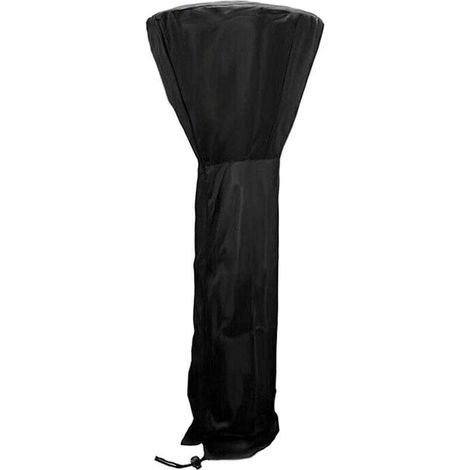 （226X85X48cm Noir）Housse pour Parasol Chauffant en 210D Oxford Imperméable,Couverture de Chauffage Patio,Bache de Protection pour Chauffage (1/4)