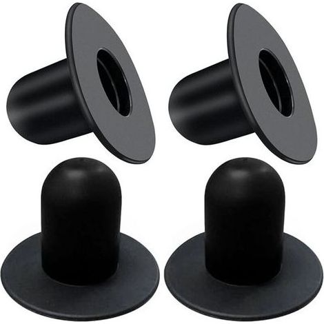 KZQ 4 PièCes Bouchons de Piscine,Accessoire Piscine Hors Sol, CréPine Piscine, Remplacement des Trous de Bouchon Dans Les Piscines, Convient Aux Piscines Hors Sol (Noir) (1/4)