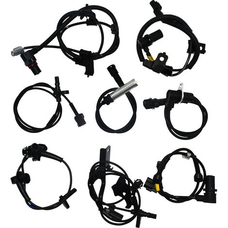 ABS sensor kit compatible with Toyota, Honda, Nissan, Mazda, Mitsubishi, Suzuki, Subaru, Isuzu and General Motors.