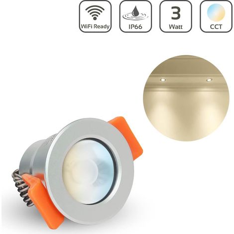 MiBoxer LED Spot 3W CCT Dual Weiß 12V IP66 Auschnitt 33-36mm SL2-12 (1/5)