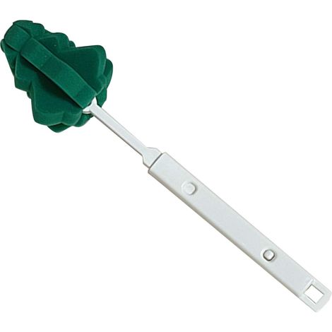 Tassenbürste in Weihnachtsbaumform, ausziehbare Tassenbürste aus Kiefernschwamm mit langem Griff, Flaschenbürste, praktisch für Zuhause, zum Aufhängen (1/5)