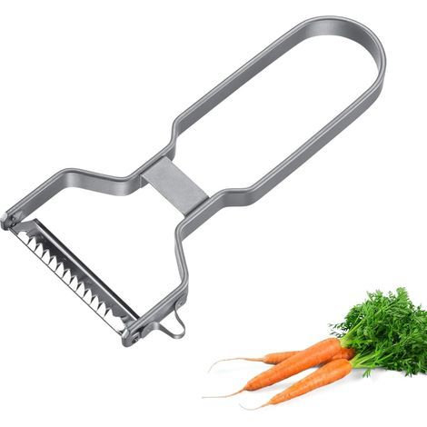 Julienne Vegetable Cutter - Easily cut thin strips of vegetables for soups and stir-fries, sharp blade for right- and left-handed users - Sturdy stainless steel (1/5)