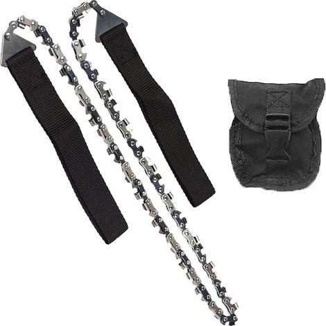 Tronçonneuse de poche avec chaîne à corde manuelle pour noir (1/5)