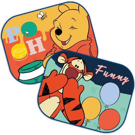 Disney Winnie the Pooh Sonnenschutz, einfache Installation mit Saugnapf für Kinder (1/3)