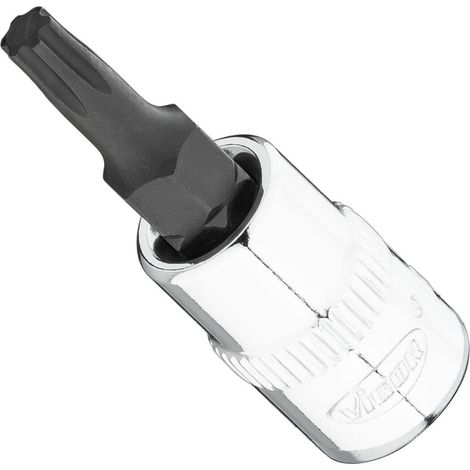 VIGOR T+ Schraubendreher-Einsatz, V7037-IP20, 1/4 Zoll (6,3 mm) Vierkant, T+ Profil, SW T20+ (1/2)