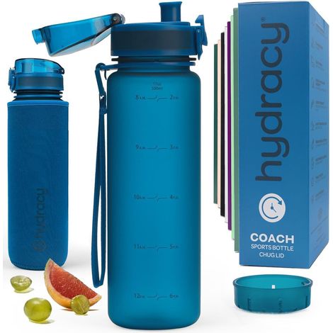 Trinkflasche Fruchteinsatz 500mL - Schnelltrink Mitternachtsblau (1/5)