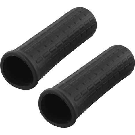 Lot de 2 housses de poignée de brouette en caoutchouc antidérapant pour tubes ronds de 8 à 42 mm (122 x 33 mm) - Noir (1/5)