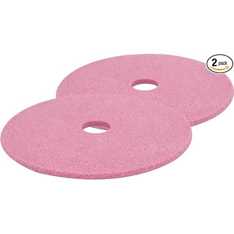 Lot de 2 disques abrasifs en céramique pour l'affûtage des chaînes de tronçonneuse, 5 3/4 pouces sur 1/8 pouce (145 x 22,2 x 3,2 mm) (1/5)