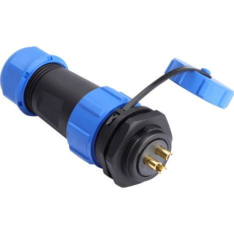 Connecteur de prise d'aviation en plastique étanche IP68 SP21 3 broches (3 broches) (1/5)