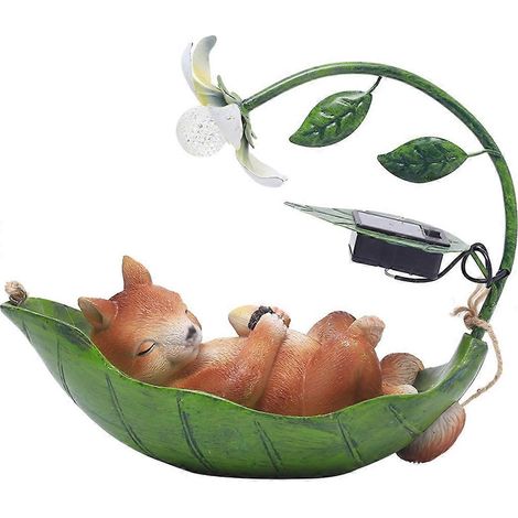 Statue solaire d'animal de jardin, pendentif suspendu étanche, charme pour la maison-2-