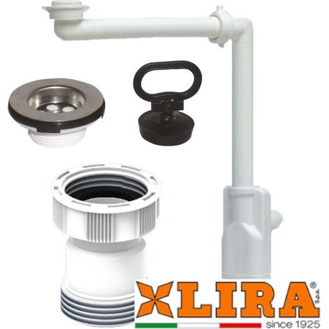 Waschbecken-Siphon platzsparend, weiß SPAZIO BAGNO NT LIRA Ø32 mm Polypropylen (1/5)