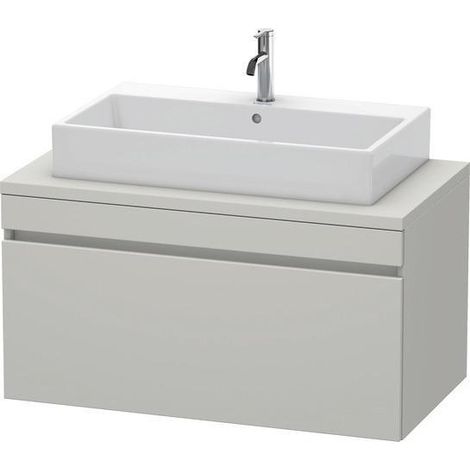 Meuble sous-console DURASTYLE 512x1000x548mm chêne noir / blanc mat