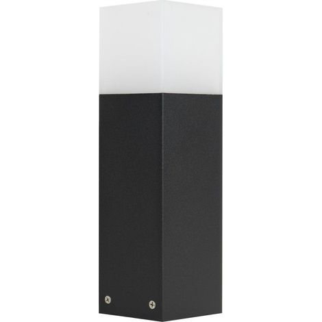 Paletto luce da esterno SU-MA Cube 33cm 1xE27 nero IP44 (1/5)