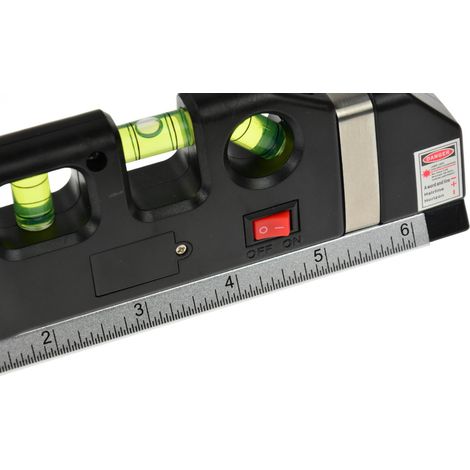 Niveau laser avec ruban à mesurer et mètre 2,5 m (50)