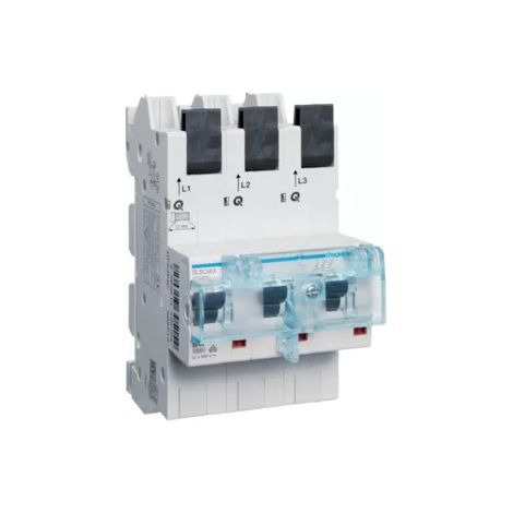 Hager SLS-Schalter 3P Cs-63A Sammelschiene QC HTS363C (1/2)