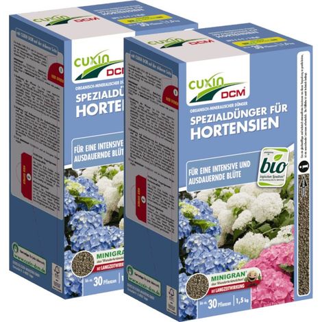 Cuxin Hortensiendünger 3 kg Moorbeetpflanzendünger Rhododünger Azaleendünger