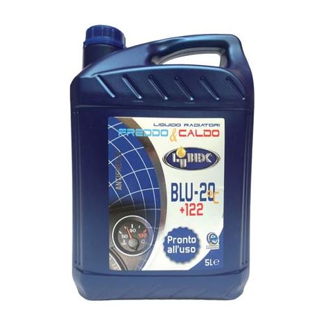 LIQUIDO ANTIGELO X RADIATORE AUTO LUBEX - FINO A -20  °C LT 5- 4 pezzi