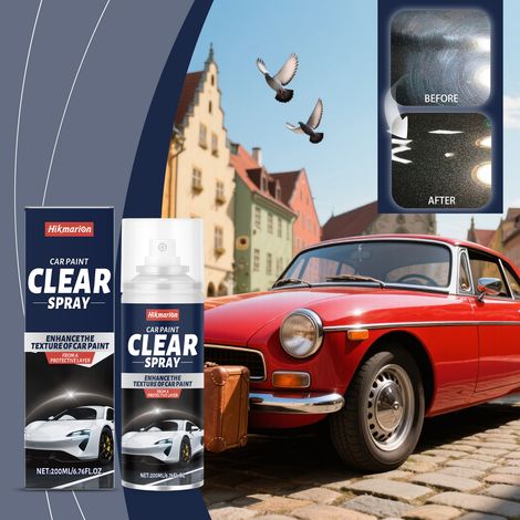 Car paint clear coat spray coating care with nano-cleaning technology to prevent rust and maintain shine -- 200ML (1/5)