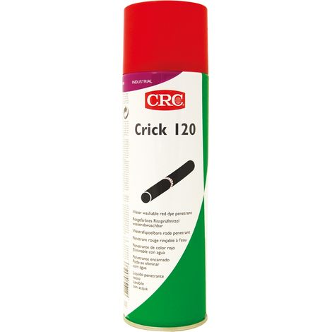 Pénétrant CRC Crick 120 Aérosol 500ml ( Prix pour 1 ) Colorant pénétrant rouge pour le repérage des fissures et des défauts. Multipositions. (1/6)