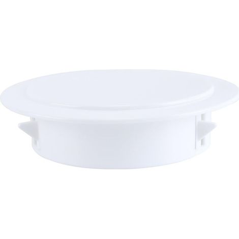 Bouchon décoratif pour Trou de climatisation, diamètre extérieur de 120 mm, Embout de Tuyau pour Protection de Tuyau, Insert de Verrouillage Circulaire en Plastique Blanc (1/5)