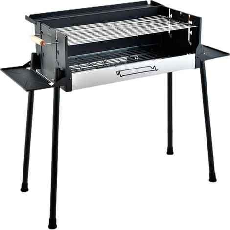 TRADE SHOP - Barbecue A Carbone Portatile Staccabile Griglia Per Picnic Giardini Campeggio Feste 638960 - (1/5)