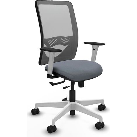 Silla piqueras y crespo Zulema gris brazos blancos cómoda (1/2)