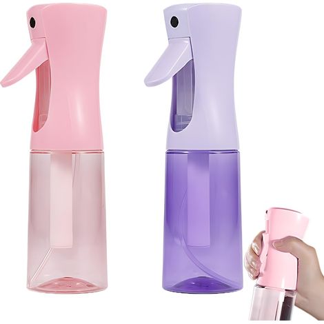 2 x 200ml pulvérisateur Empty Reusable Hair Spray Bottle Fine Mist Spray Bottle for Hair (1/5)