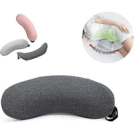 Oreiller lombaire en mousse à mémoire de forme à récupération lente, oreiller de soutien lombaire pour le sommeil-AquaForge (1/4)