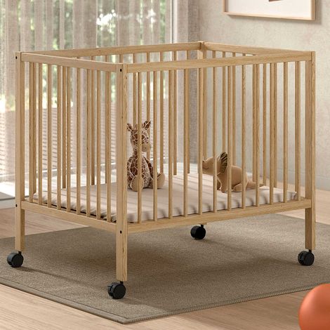Parc pour bébé Dino 95 x 75 cm réglable bois de hêtre