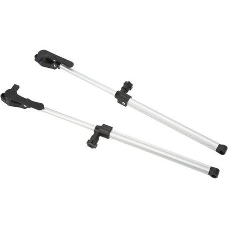 Tige de Support de fenêtre de camping-car télescopique en alliage d'aluminium, 2 pièces, 310 à 435mm, pour camping-car, remorque