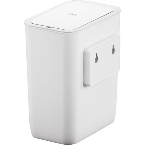 EKO - Poubelle murale Morandi Smart Sensor Bin 8 litres - Plastic - blanc (1/5)