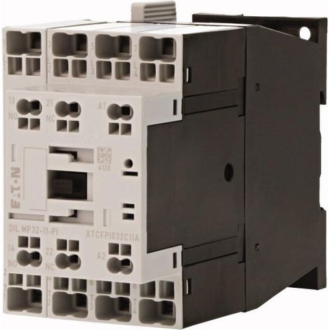 Contacteur puissance 4 AC 1: 32 A 1F1O 42V 50Hz 48V 60Hz Bornes Push In 000199302 EATON DILMP32 11(42V50HZ,48V60HZ) PI