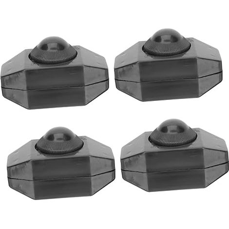 BEBUSINGOTO stücke Tisch Lampe Dimmer Stecker Inline Knopf Dreh Tisch Lampe Tisch Lampe Schalter Schweißen Zubehör Dreh Kunststoff Dimmer Helligkeit