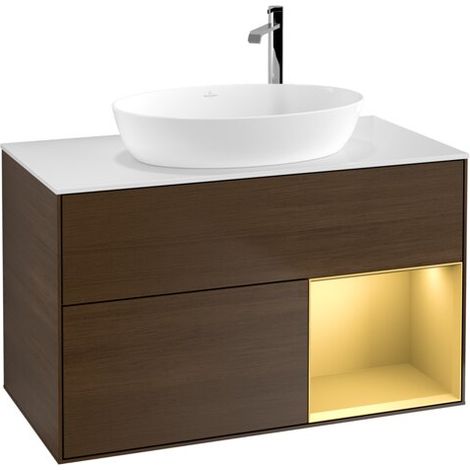 Villeroy & Boch F901HFGN Meuble sous-lavabo Finion F90 (1/2)