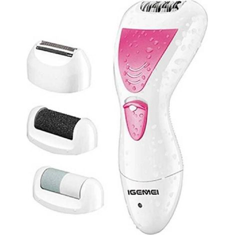 Kit épilateur Bikini 4-en-1 Waterproof Bikini Body Epilator Rechargeable Gm-7006 (1/5)